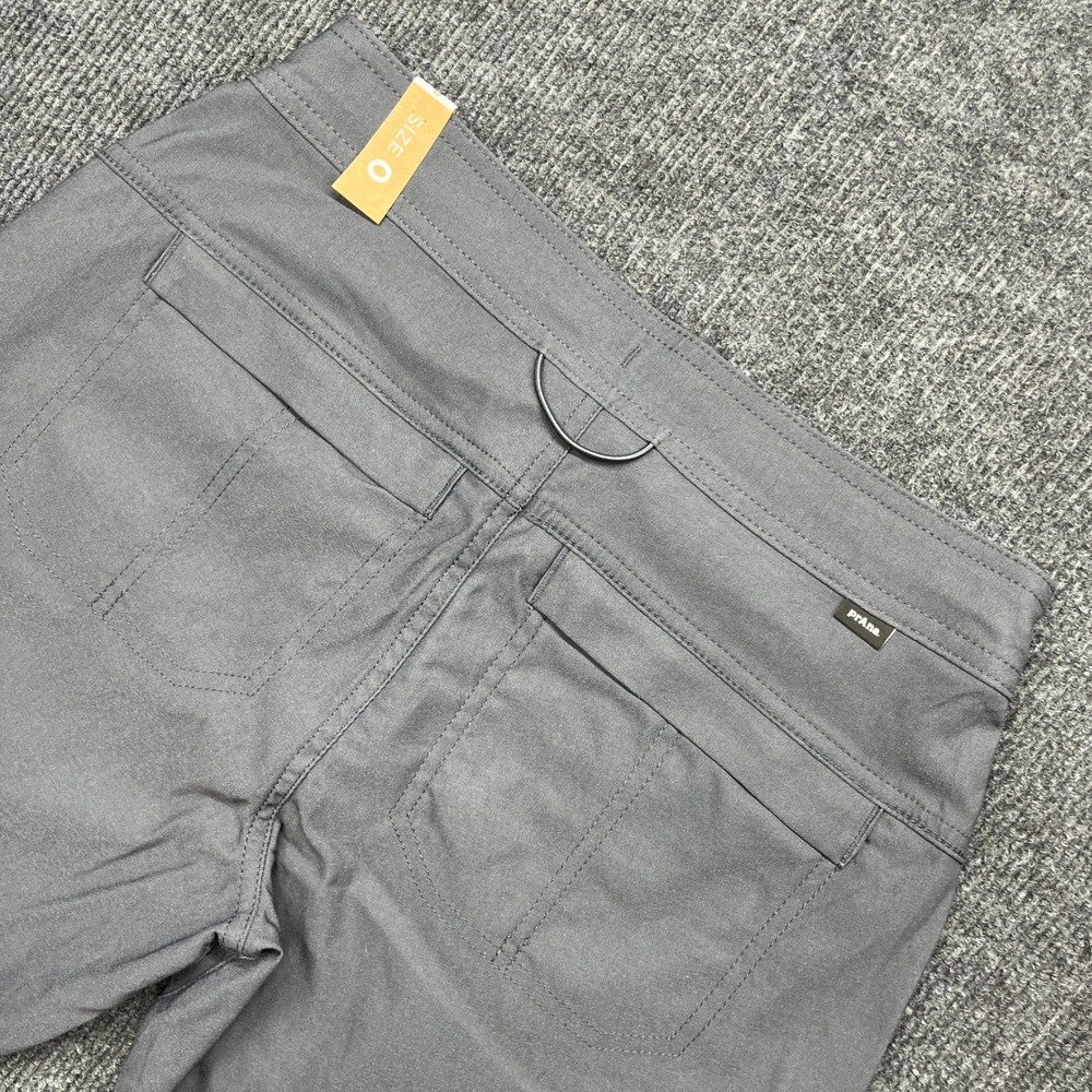 prAna Halle Jogger II Womens 0 Regular Coal Grey Tapered Hiking Outdoor Pants